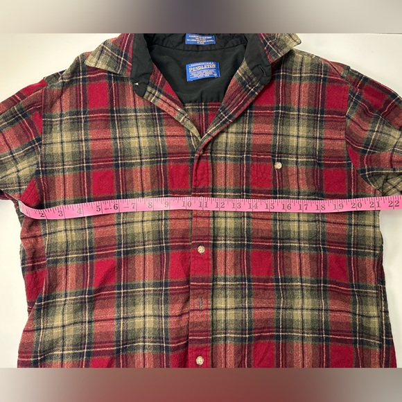 Pendleton Plaid 100% Wool Shirt - Picture 3 of 4